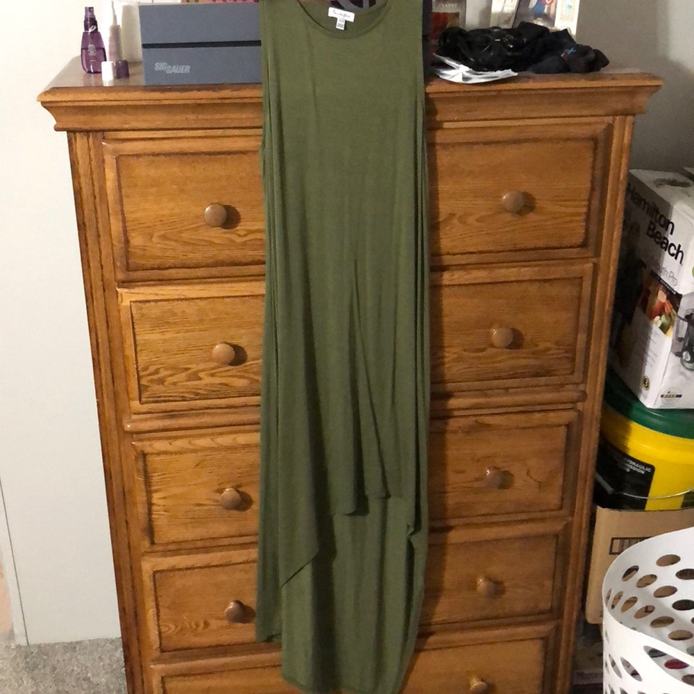 Tank high low dress